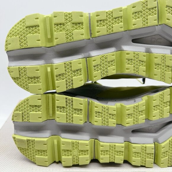 On Cloudtrax Waterproof Hiking Boot Sneaker Running Glacier/ Zest Womens US 8.5 - Picture 10 of 12